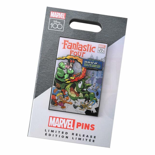 マーベル ミッキー＆フレンズ ピンバッジ The Fantastic Four Disney100 special MARVEL comic cover series 2,090円