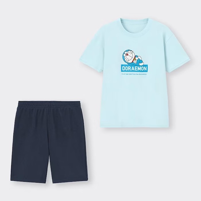 ラウンジセット(半袖&ショートパンツ) DORAEMON +EC オンライン特別商品  ¥2,990