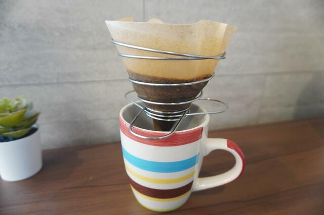 ドリップしているところ