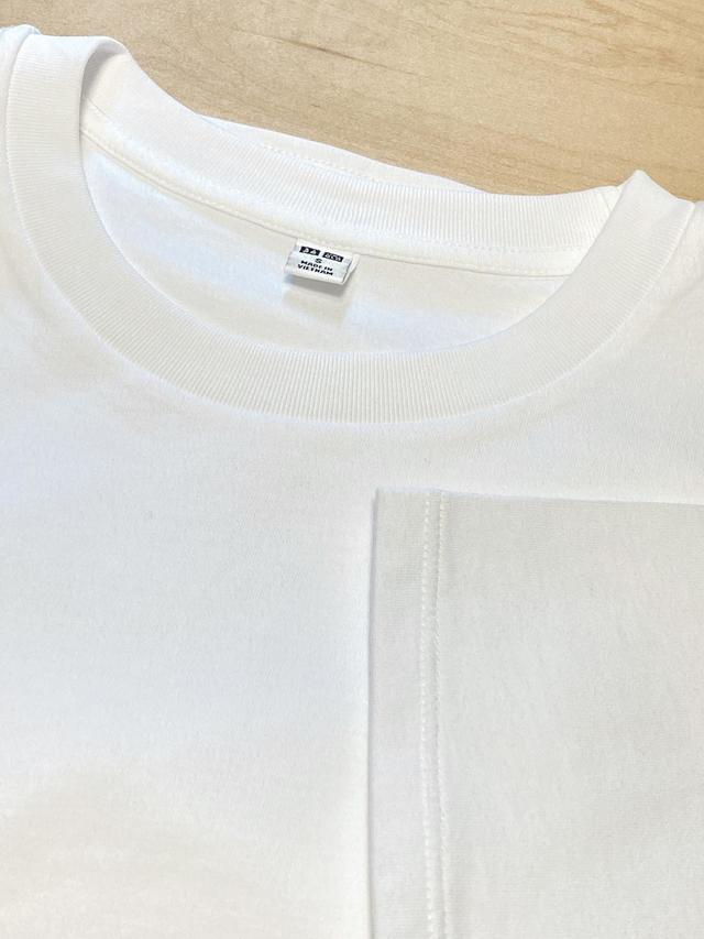 【ユニクロ】スムースコットンラウンドヘムロングT／税込1,500円