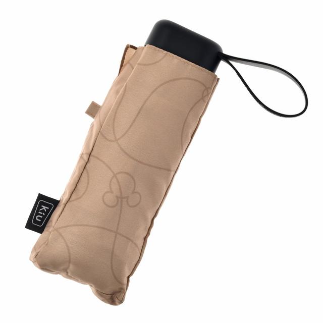 【KiU】ミッキー 傘 折りたたみ式 晴雨兼用 ベージュ RAINY DAY 2022 3,300円