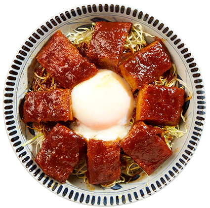 温玉のせ味噌カツ丼