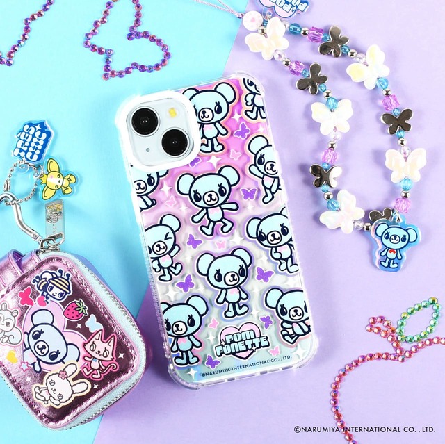 【SKINNYDIP LONDON×ナルミヤキャラクターズ】「iPhone用ケース」3,960円／ポンポネット ジュニア Y2K