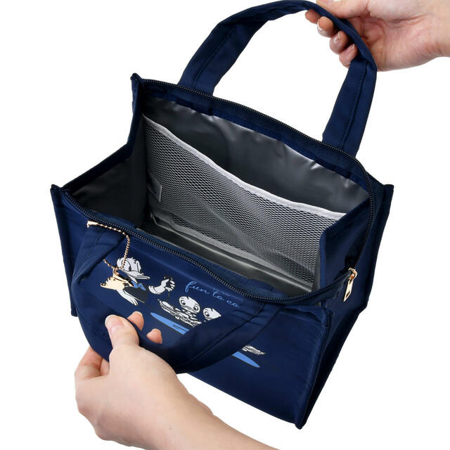 ドナルド＆ヒューイ、デューイ、ルーイ 保冷バッグ チャーム付き デイリーライフ Cool Tote 1,700円