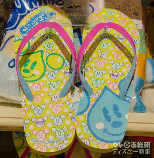 ビーチサンダル ¥1,600｜東京ディズニーランド「ディズニー夏祭り」、東京ディズニーシー「ディズニーサマーフェスティバル」2016年スペシャルグッズ 