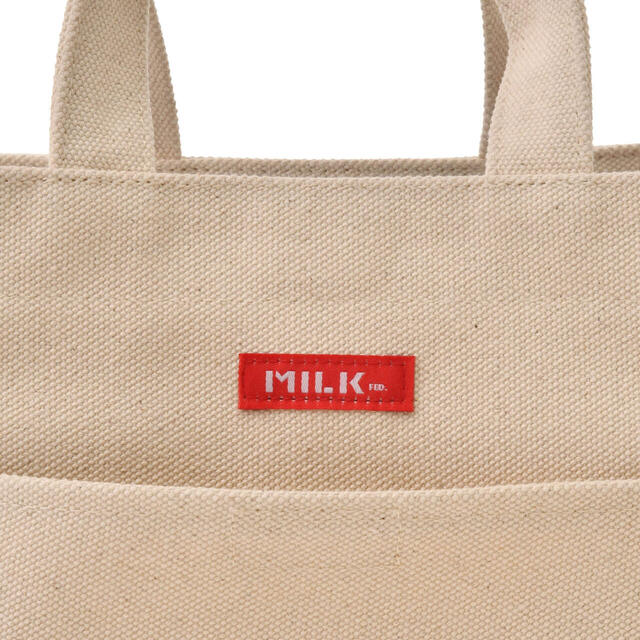 【MILKFED.】ミッキー＆ミニー トートバッグ 2WAY チャーム・ポーチ付き 4,900円