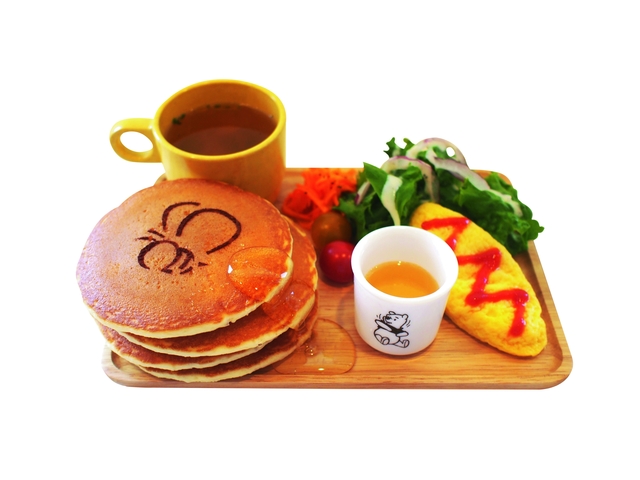 食いしんぼうのはちみつパンケーキセット はちみつカフェ