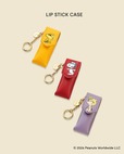 【うめだスヌーピーフェスティバル／FIBRENO】「LIP STICK CASE」（全3種類、各14,850円）／R.Yellow（ウッドストック）、Red（スヌーピー）、Iris（サリー）