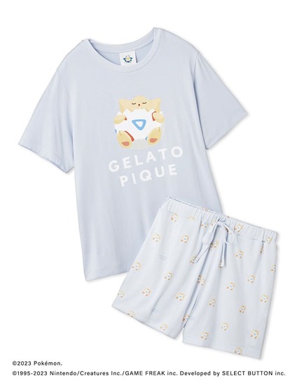 ジェラートピケ ポケモンスリープ ピカチュウ ショートパンツ