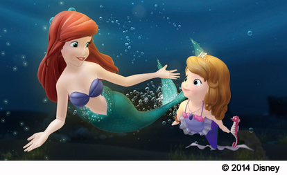 ディズニーアニメ アリエルも登場 ちいさなプリンセス ソフィア にんぎょの ともだち 3つの魅力 1 2 ディズニー特集 ウレぴあ総研