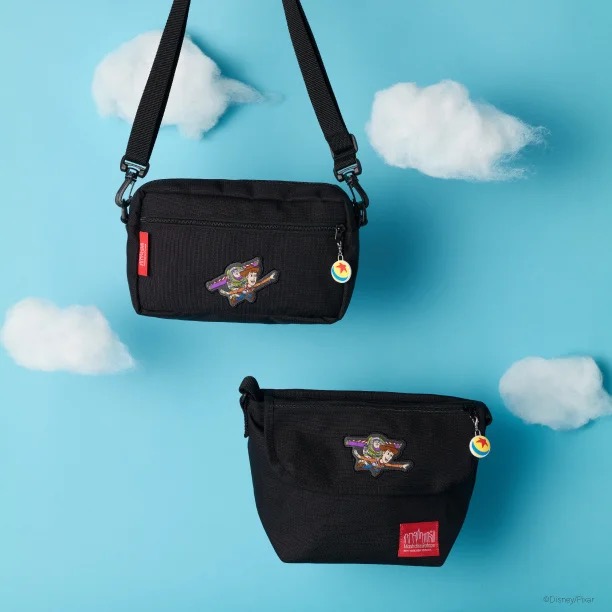 JOGGER (L) JPN VER 2 | TOY STORY MP1404L2TOY ¥13,200、NYLON MESSENGER BAG (XXS)、FZP MGNT | TOY STORY WOODY - BUZZ LIGHTYEAR MP1603FZPMGNTTOYWBZ ¥15,840