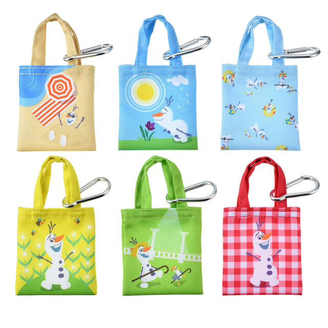 オラフ＆シーガル シークレットトートバッグ ミニ カラビナ付き MY PAL OLAF 900円