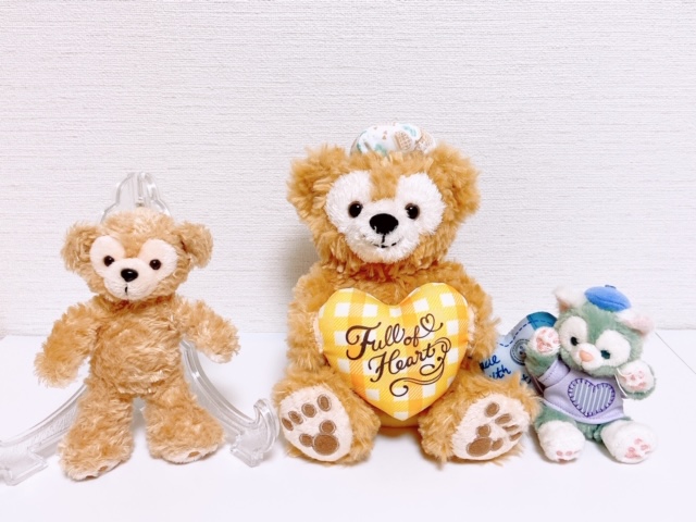 ぬいぐるみバッジ・ぬいぐるみストラップとサイズ比較