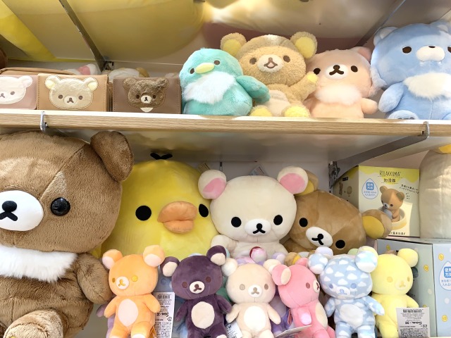 みたことのないシリーズのリラックマも！