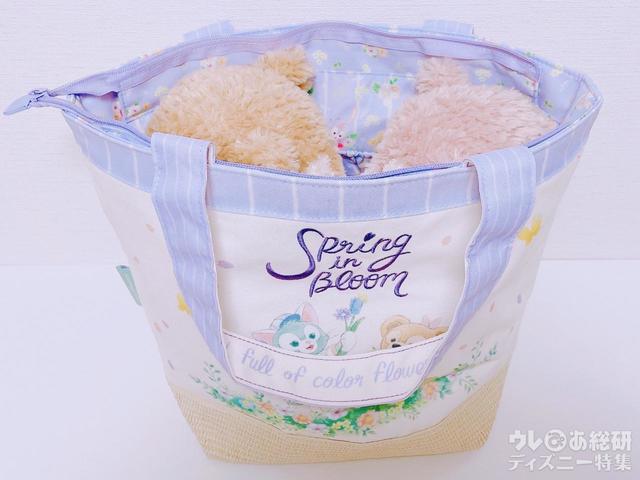 Sサイズダッフィー・シェリーメイ収納例(ファスナーも閉まります)