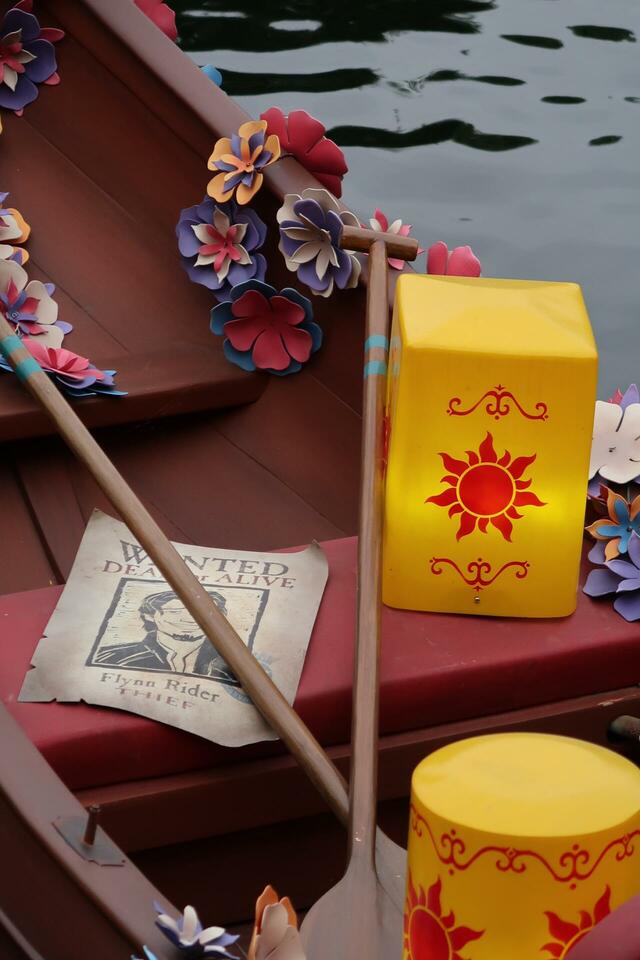 上海DL　フリンの似顔絵発見