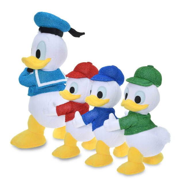 ドナルド&ヒューイ、デューイ、ルーイ ぬいぐるみ Exclusive Magic 18,000円