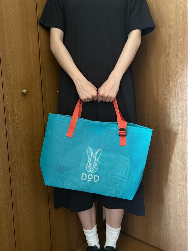 【DOD サマータイムあみちゃんS】ハンドルは長さ調節可能！短くして手持ちもできます