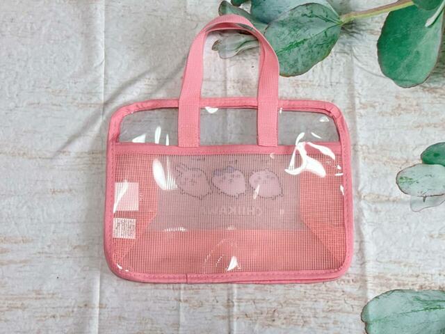 【アベイル×ちいかわ】「スパバッグ（ちいかわ＆ハチワレ＆うさぎ）」背面は装飾がないシンプルなデザイン