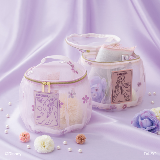 チュールレースミニバニティポーチ　全2種｜550円（税込み）