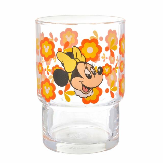 ミニー グラス DISNEY レトロ喫茶 1,210円