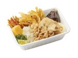 豚の冷しゃぶと定番おかずのうどん弁当
