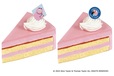 「不二家×バーバパパ コラボレーション」バーバパパのハッピーピーチケーキ