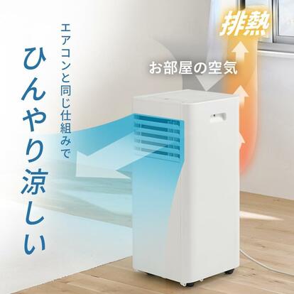 工事不要なのに、ちゃんと涼しい。1台で3役のスポットクーラーが過去最