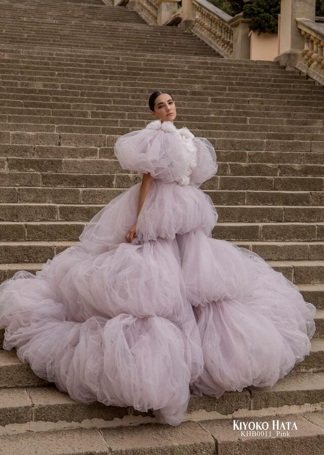 「KIYOKO HATA」新作ウェディングドレス KHB0011_Pink