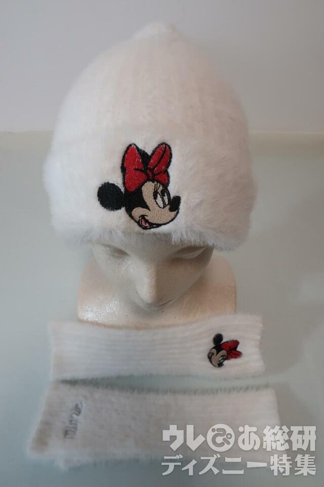 ワークマン Disneyシャギーニットキャップとアームウォーマー