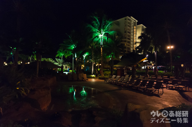 「アウラニ・ディズニー・リゾート & スパ コオリナ・ハワイ」の夜景