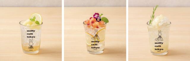 「「おいしいなし」のソーダ、おかあさんのレモネード、おとうさんのレモンスカッシュ」【ミッフィーのテーマカフェ「miffy café tokyo」がグランドオープン】