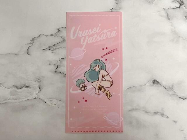 【100円ショップ×うる星やつら】ピンクはラムちゃんとテンちゃんのイラストです！