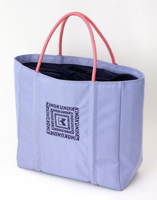 「紀ノ国屋　ロープハンドル保冷バッグ」3,850（税込）　パープル