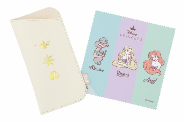 付属品:オリジナルケース&メガネ拭き|Disney Collection created by Zoff “PRINCESS”(ディズニーコレクション クリエイテッド バイ ゾフ “プリンセス”)
