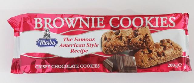 【ブラウニークッキー】チョコの存在感を感じるブラウニー