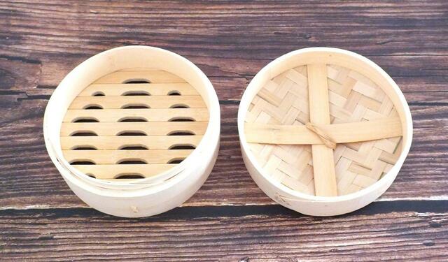 【カルディ　パンダナンダ蒸籠】フタと本体