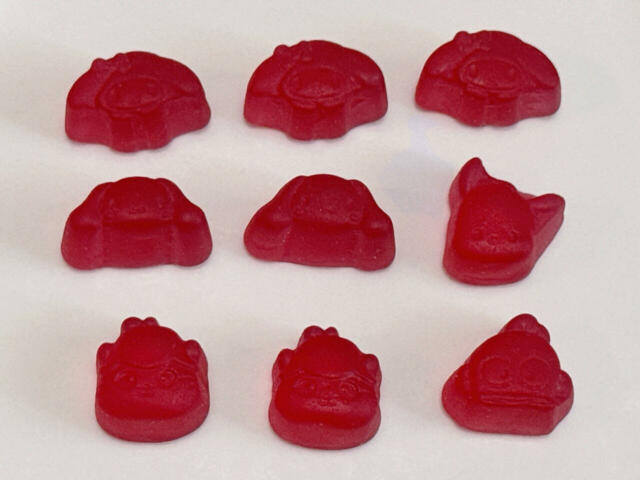 グミもサンリオキャラクターズたちの形になっているのがうれしいポイント！