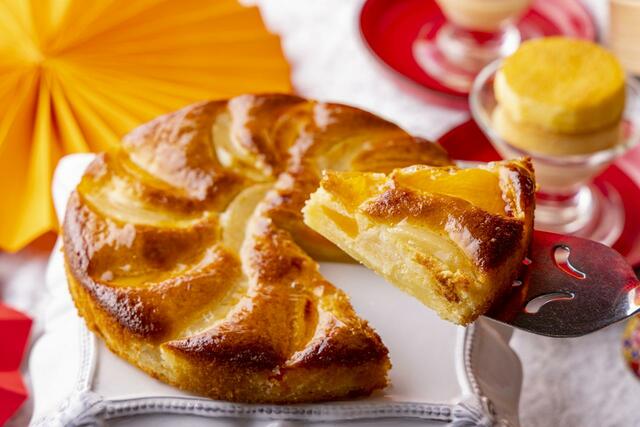 白桃と黄桃のタルト【「チャイニーズ＆ピーチ・メロンスイーツフェア」インターナショナルガーデンホテル成田】