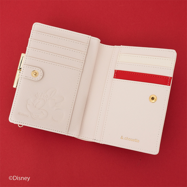 折財布 13,200円｜&chouette ディズニー「ミッキーマウス&ミニーマウス」コレクション