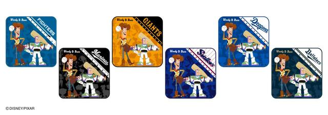 ウッディ＆バズ / ハンドタオル 各1,760円