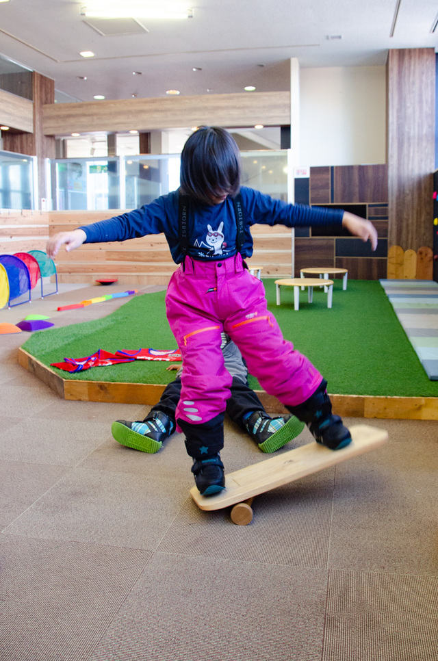 「ヒキダスKidsスノーボードアカデミー」専用ルーム