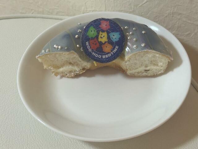 【クリスピー・クリームドーナツ×映画『ザ・スーパーマリオギャラクシー・ムービー　チコ＆ブルーベリーギャラクシー】真ん中のチコはモナカ生地で食べられます