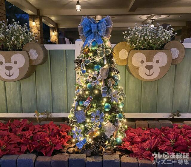 ダッフィーたちのクリスマスツリー