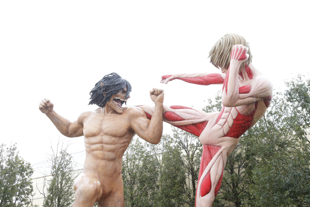 『進撃の巨人・ザ・リアル』等身大巨人(4)　© 諫山創・講談社/「進撃の巨人」製作委員会