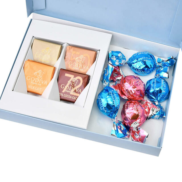 【GODIVA】美女と野獣 チョコレート カレ＆G ショコラ アソートメント バッグ入り Disney Valentine 2025 3,900円