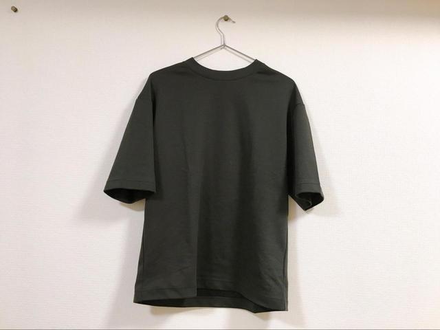 エアリズムコットンオーバーサイズTシャツ（5分袖）