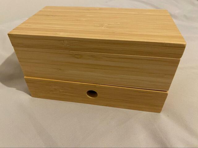 【IKEA（イケア）DRAGAN ドラガン ジュエリーボックス】天然素材の竹を使用