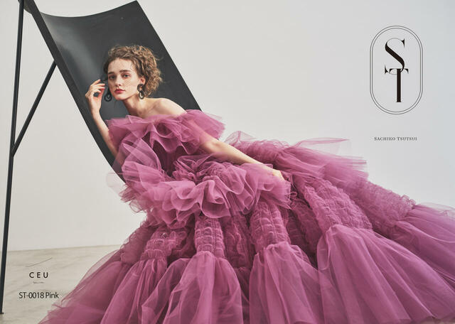 【クラウディア】ST新作ウェディングドレス｜ST-0018_Pink