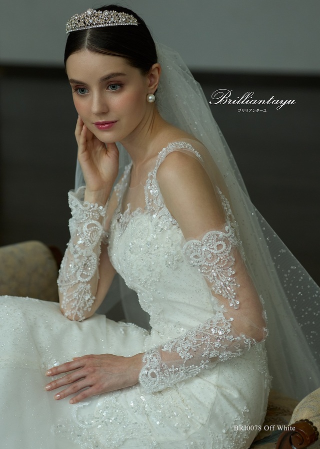「Brilliantayu （ブリリアンターユ）」新作ウェディングドレス　BRI-0078_OffWhite
